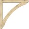 Ekena Millwork Thorton Craftsman Rough Sawn Bracket w/ Offset Brace, Douglas Fir, 6"W x 48"D x 48"H BKT0604X48X48THR04RDF - alternate 3